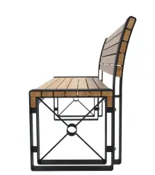 Скамейка стальная «София» без подлокотников 1,5 м